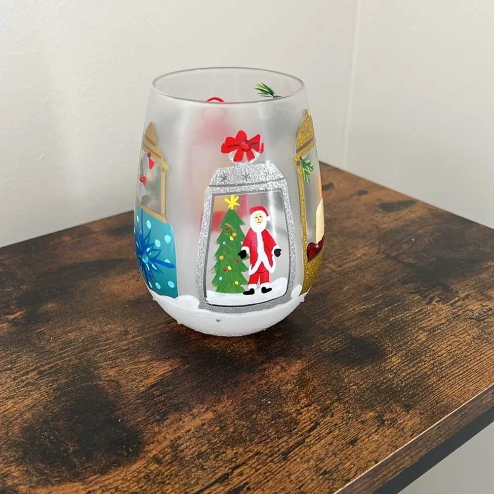 Lolita Love My Wine Festive Lanterns Steamless Wine Glass